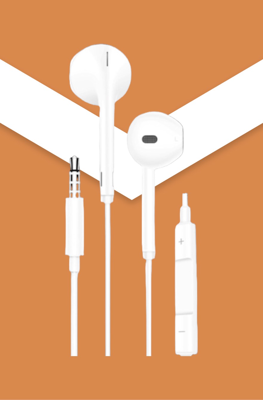 VEN-DENS 3.5mm In-Ear Headphones with Inline Controls (VD-EAR005)