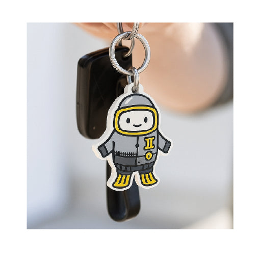 Easco Find My Astronaut Keychain - Gemini